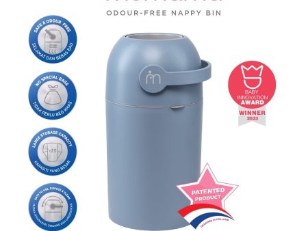 Momama Odour Free Nappy-Bin (Pigeon Blue) Cheap