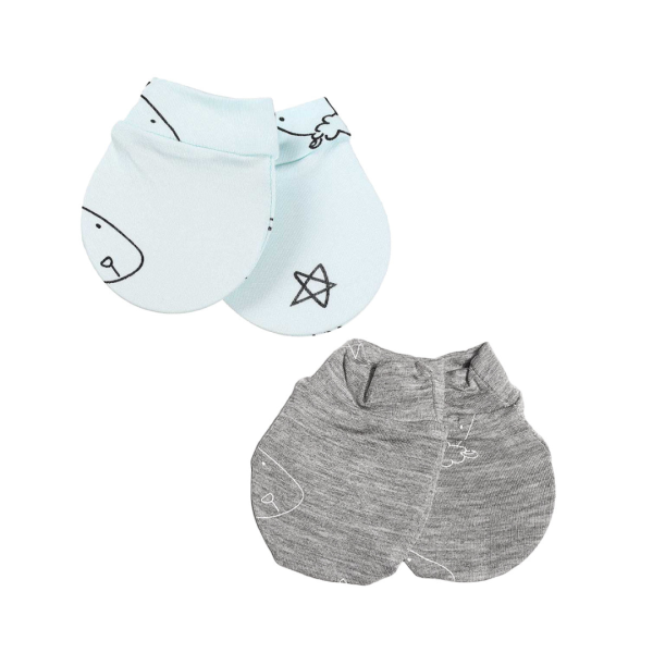 Baa Baa Sheepz Mittens Sweet Dreams Baa Baa + Grey Set 2 Pairs For Sale