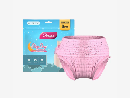 Shapee Overnite Sanitary Panties 3pcs (S-M, L-XL) Supply