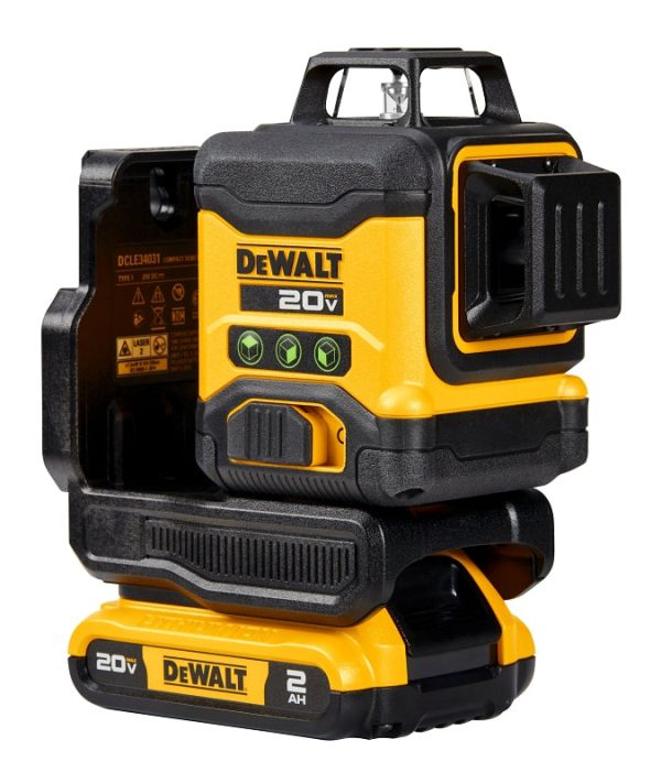 DeWALT DCLE34031D1 Line Laser Kit, 130 ft, + -1 8 in Accuracy, 2 -Beam, 3 -Line, Green Laser Sale