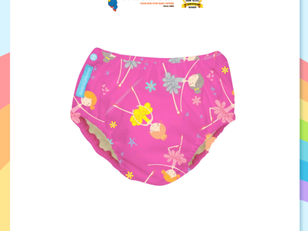 Charlie Banana Swim Diaper & Training Pants - Diva Ballerina Pink (L) Online Sale