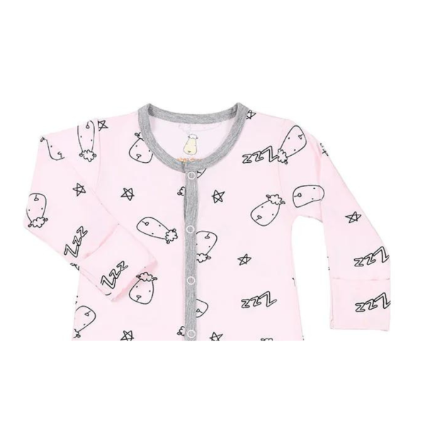 Baa Baa Sheepz Romper Sweet Dreams Baa Baa Pink - Snap Hot on Sale