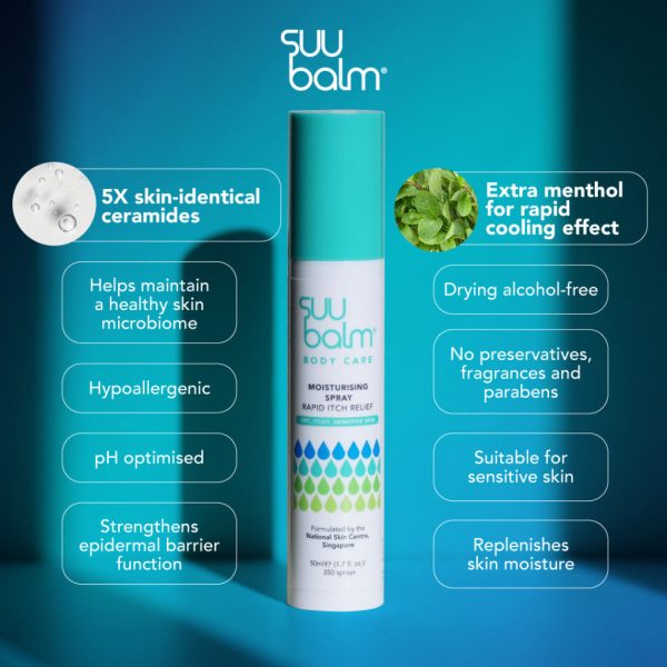 Suu Balm Itch Relief Moisturising Spray 50ml For Discount