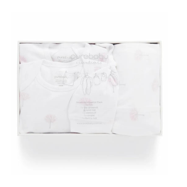 Purebaby Hospital Bag Newborn Giftset - 6 Pcs For Cheap