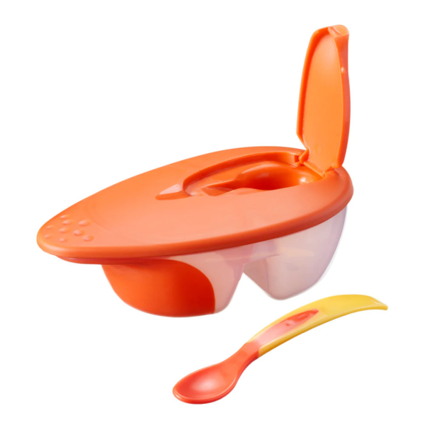 Tommee Tippee Explora Bowl Twin Taste Set with Heat Sensing Spoon For Discount