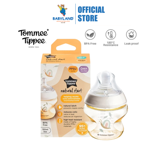 Tommee Tippee Natural Start PPSU Bottle 150ml (Snail) Sale