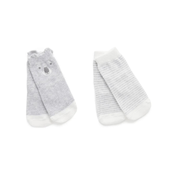 Purebaby 2 Organic Koala Socks Online now