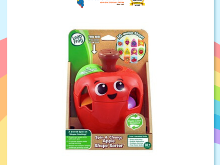 Leapfrog Spin & Change Apple Shape Sorter (18-36m) Online