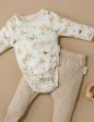 Purebaby Organic Baby Kids Down River Bodysuit - Ducky Print Online now