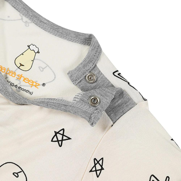 Baa Baa Sheepz Romper Short Sleeve Dream Baa Baa Yellow Discount