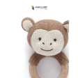 Purebaby - Organic Knitted Monkey Rattle Coconut (0m+) Online