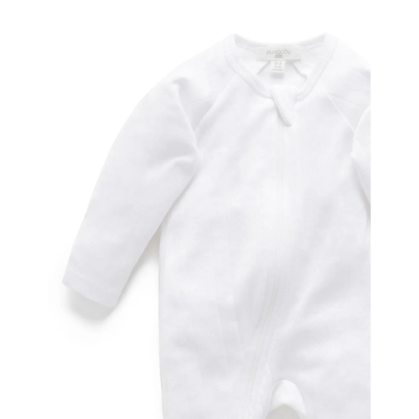 Purebaby Organic Baby Everyday Pointelle Pack - White Hot on Sale