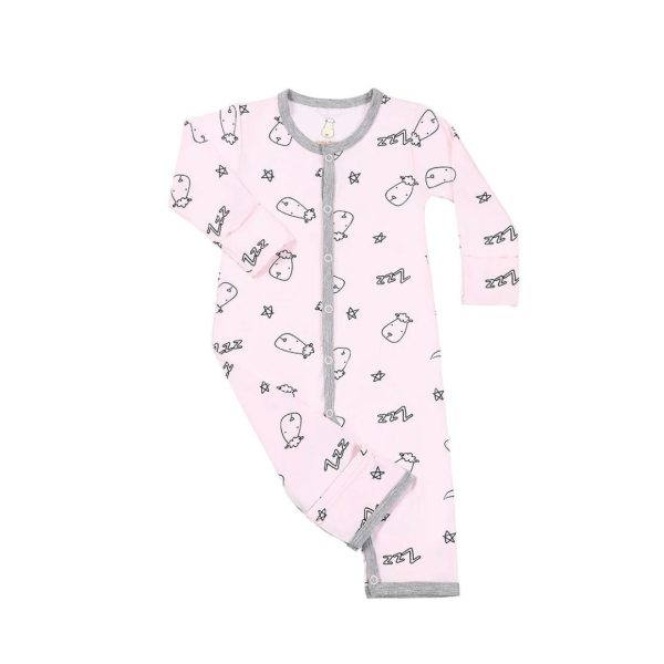 Baa Baa Sheepz Romper Sweet Dreams Baa Baa Pink - Snap Hot on Sale