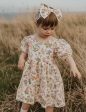 Purebaby Organic Dune Flowers Linen Blend Dress For Cheap