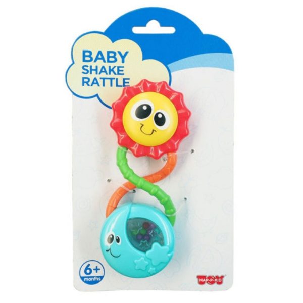 Hap-P-Kid Little Learner Baby Shake Rattle - Sun (6m+) Cheap