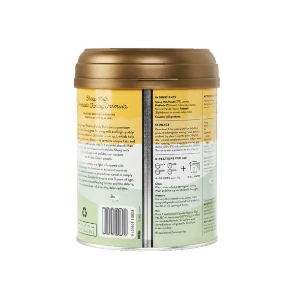 SPRING SHEEP Probiotic Vanilla 700G Fashion