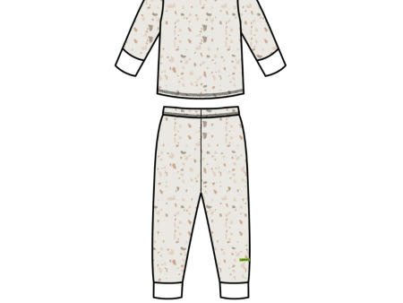 Hamako Tencel Kids Long Set Dreamscape Mosaic on Sale