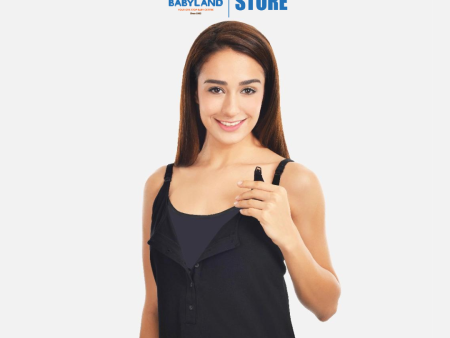 Lunavie Nursing Cami - Black Online Hot Sale