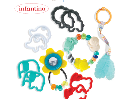 Infantino Teether & Rattles Baby Gift Set (0m+) Supply