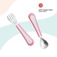 Viida Souffle Antibaterial Stainless Steel Fork & Spoon (S) on Sale