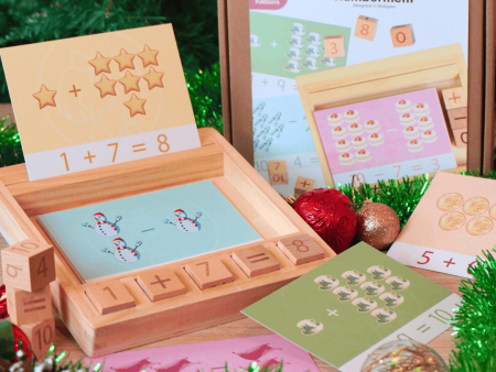 PureDays Wooden Numberment Maths Game Supply