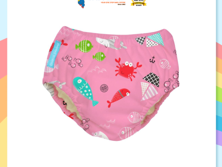 Charlie Banana Swim Diaper & Training Pants - Florida Pink Online Sale