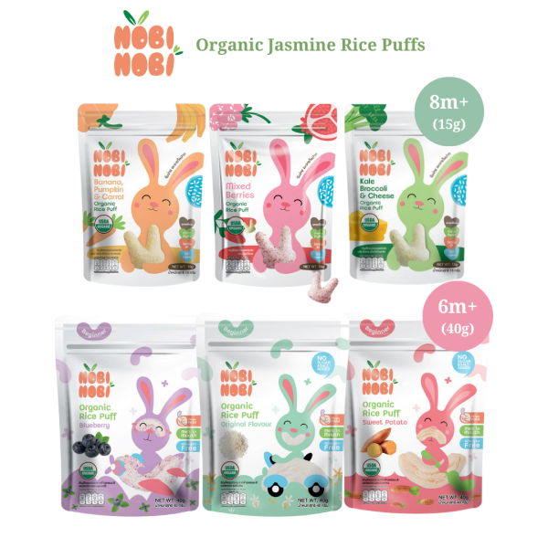 [HALAL] Nobi Nobi Organic Jasmine Rice Puffs (15G 40G) Cheap