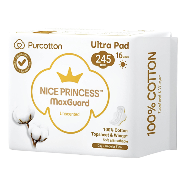 Purcotton Nice Princess MaxGuard Ultra Pad 245mm (16Pads) Supply