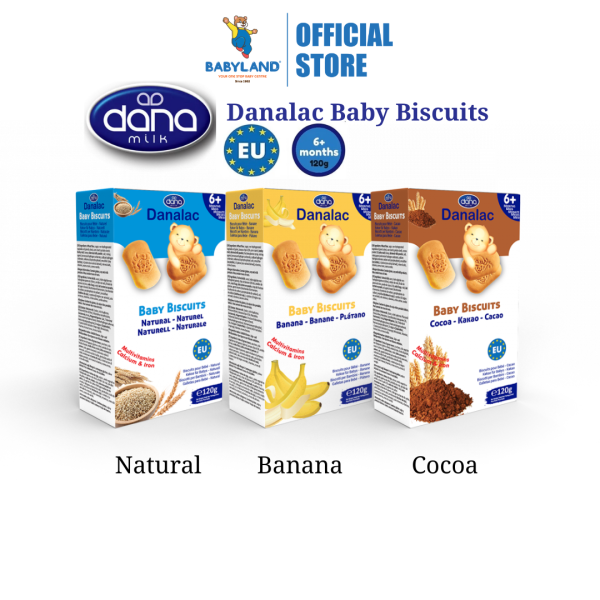 Danalac Baby Biscuits (120g) (6m+) [ HALAL ] Online Sale