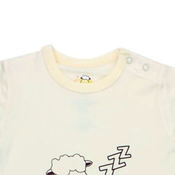 Baa Baa Sheepz Romper Short Sleeve Yellow Sleepy Head Online Hot Sale