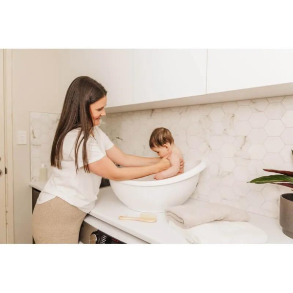 Bubble Cuddle Bath with Bath Seat - Taupe Fashion