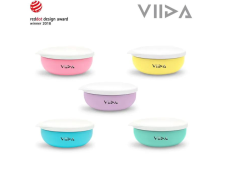 Viida Soufflé Antibacterial Stainless Steel Bowl Fashion