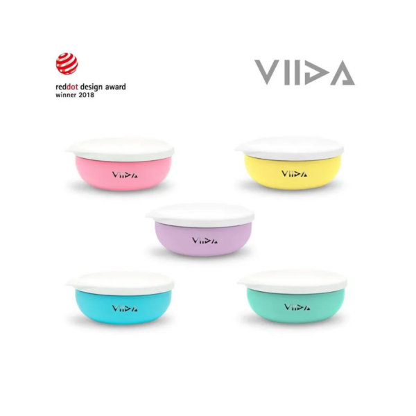 Viida Soufflé Antibacterial Stainless Steel Bowl Fashion