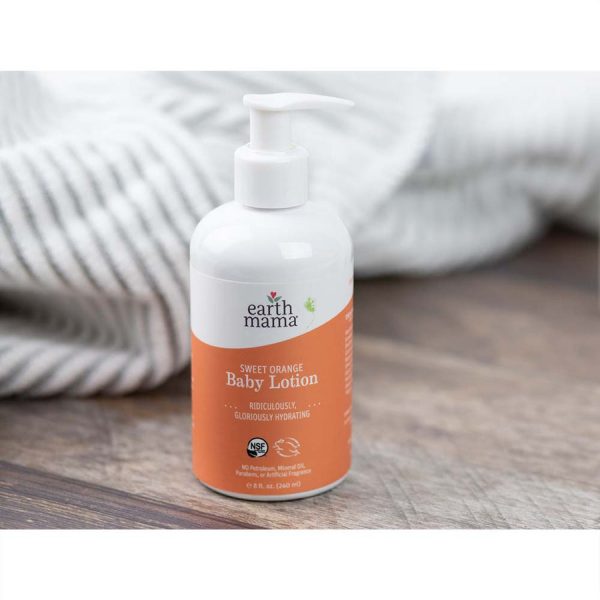 Earth Mama Baby Body Lotion - Sweet Orange 240ml Discount