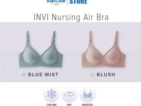 Shapee iNVI Nursing Air Bra - Blush Blue Mist Online