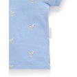 Purebaby Organic Seagull Polo Shirt Seagull Broderie Cheap