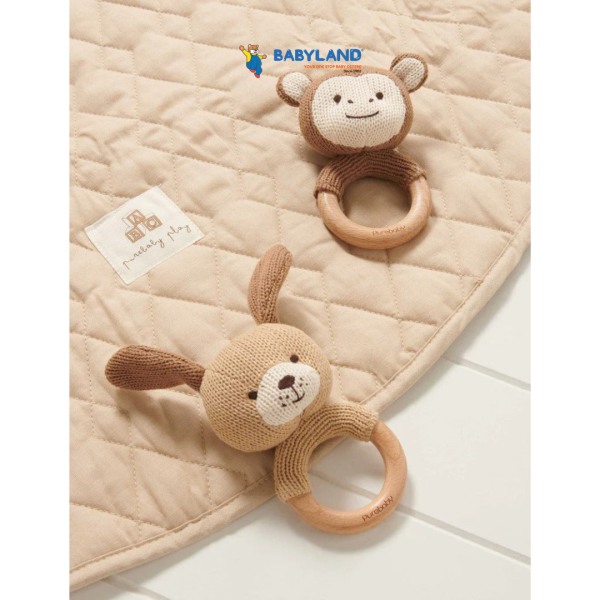 Purebaby - Organic Knitted Dog Rattle (0m+) Online