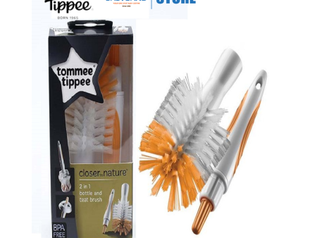 Tommee Tippee Closer to Nature Bottle and Teat Brush on Sale