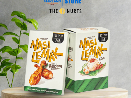 The Nurts Nasi Lemak The Game (Base & Expansion Pack) 2 in 1 Hot on Sale