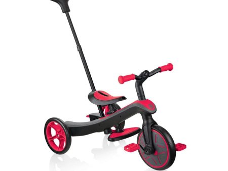 Globber Explorer Trike 4 In 1 - New Red Online Sale