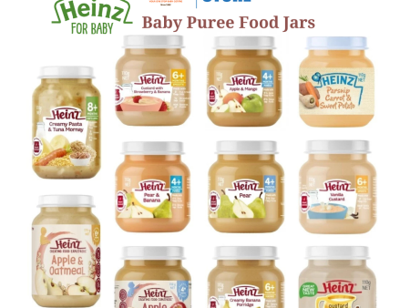 Heinz Baby Puree Food Jars (110g) (170g) Online Sale