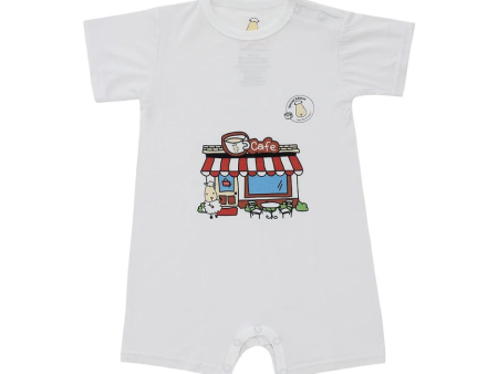 Baa Baa Sheepz SPECIAL EDITION - Romper Short Sleeve Cafe White - 18M Supply