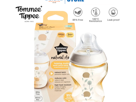 Tommee Tippee Natural Start PPSU Bottle 260ml (Hedghog) on Sale