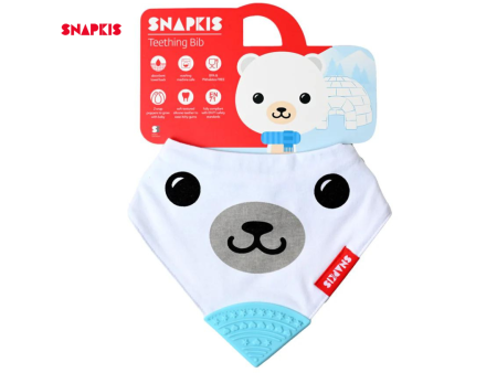 Snapkis Teething Bib With Silicone Teether Online