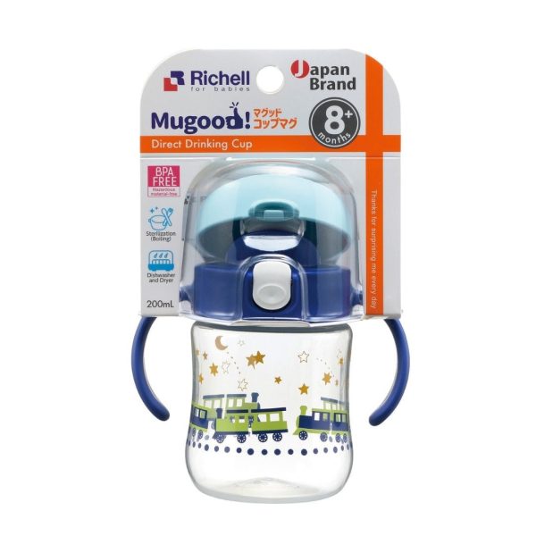 Richell Mugood Direct Drinking Cup 200ml Fashion