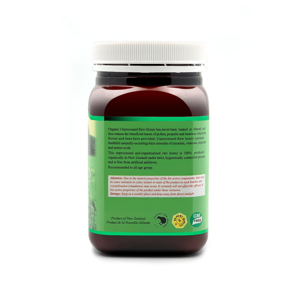 Oregan Organic Raw Honey 500g Fashion