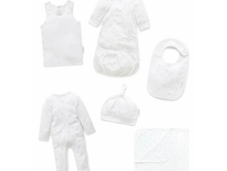 Purebaby Hospital Bag Newborn Giftset - 6 Pcs For Cheap