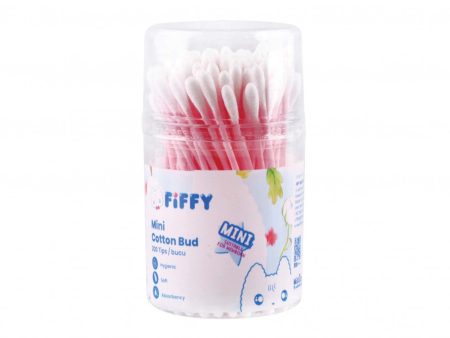 Fiffy Mini Cotton Bud Drum 200Tip (100Pcs) Cheap