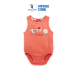 Purebaby Organic Koala Santa Bodysuit Vintage Red on Sale