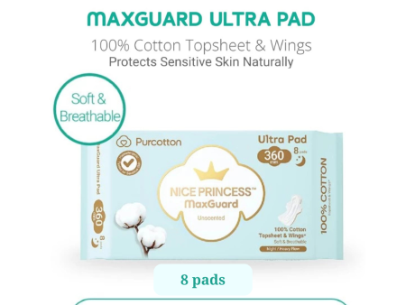 Purcotton Nice Princess MaxGuard Ultra Pad 360mm (8Pads) Discount